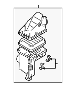 1370054G20 - Engine: Air Cleaner Assembly for Suzuki Image