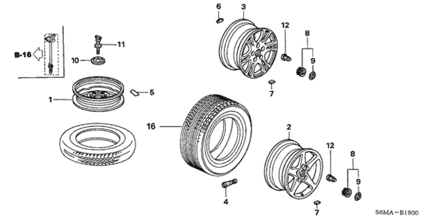 Wheel Disk (KA) for 2006 Acura RSX #0