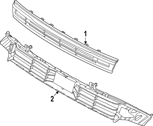 86350GG010CR - : Upper Grille for Kia Image