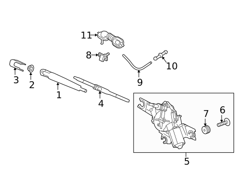 Wipers for 2017 Kia Sportage #1