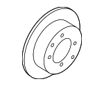 584110A110 - : Disc Brake Rotor Rear for Hyundai: Sonata Image