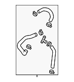 97312R0AA0 - HVAC: Outlet Hose for Kia: Carnival Image