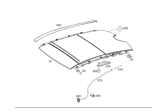 246900791064 - Sliding Roof: Control Unit for Mercedes-Benz Image image