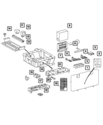 5133683AA - Electrical: Fuse Access Cover for Mopar Image