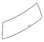 8A8Z7442006B - Body: Back Glass for Ford: Flex Image