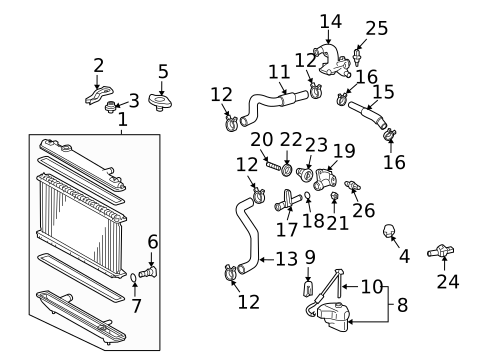 Powertrain Control for 2001 Toyota Highlander #3