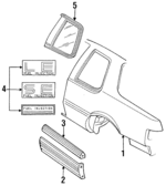 20645068 - Body: Outer Panel for Pontiac: Grand Am Image
