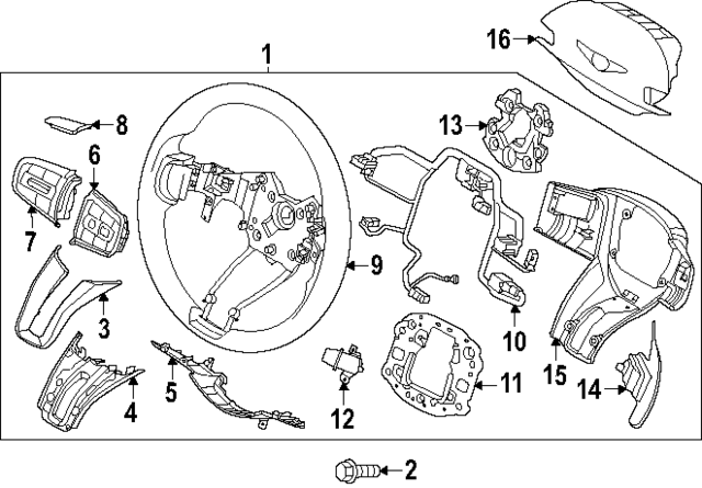 56111T6550ECL - : Steering Wheel for Hyundai Image