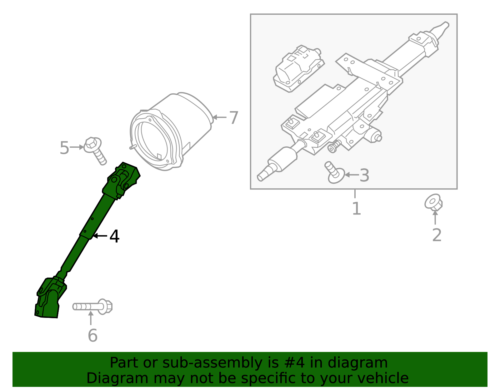 2016-2023 Jaguar Lower Shaft T2H40378 | OEM Parts Online