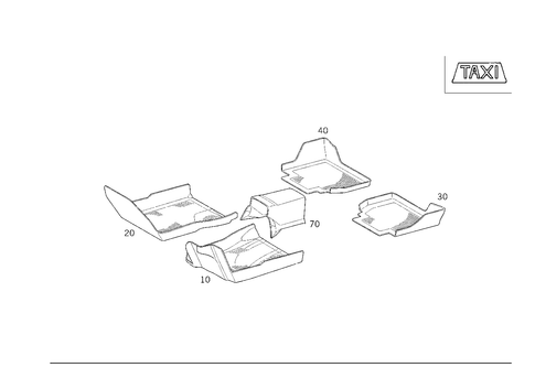 Rubber Mats for 1999 Mercedes-Benz E430 #1