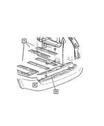 RR27XDHAA - Interior Trim: Seat Anchor Escutcheon, Inboard for Mopar Image