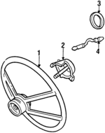 17996293 - Steering: Steering Wheel for Chevrolet: Blazer, C1500, C2500, C3500, K1500 Pickup, K2500 Pickup, K3500 Pickup, Suburban C1500, Suburban C2500, Suburban K1500, Suburban K2500 | GMC: C1500 Pickup, C2500 Pickup, C3500 Pickup, K1500 Pickup, K2500 Pickup, K3500 Pickup, Suburban C1500, Suburban C2500, Suburban K1500, Suburban K2500, Yukon Image