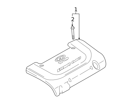 Engine Appearance Cover for 2005 Kia Optima #0