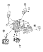 68339336AB - Restraints: Steering Column Control Module Clockspring for Mopar Image