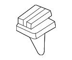 91514SMGE01 - Body: Rear Spoiler Retainer Clip for Honda Image