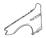 41357230577 - Body: Fender for BMW: 640i, 640i Gran Coupe, 640i xDrive, 640i xDrive Gran Coupe, 650i, 650i Gran Coupe, 650i xDrive, 650i xDrive Gran Coupe Image