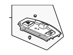 84503S02A00ZB - Body: Pkg Tray Trim for Honda: Civic Image