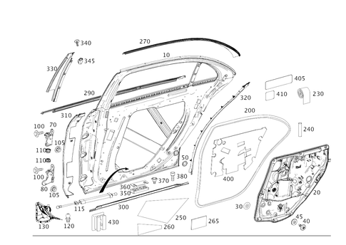 Rear Doors for 2017 Mercedes-Benz S63 AMG #0