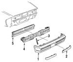 10024287 - Body: Cover Retainer for Pontiac: Firebird Image