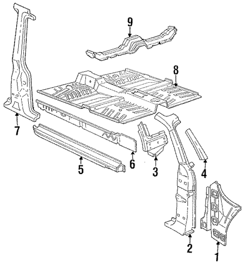 Rocker for 1987 Mercury Lynx #0