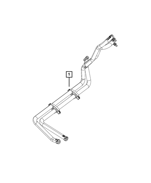 Air Conditioner and Heater Plumbing for 2017 Ram 1500 #3