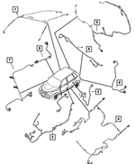 5084688AA - Electrical: Headliner Wiring for Mopar Image image