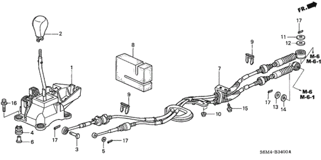 Shift Lever for 2002 Acura RSX #0