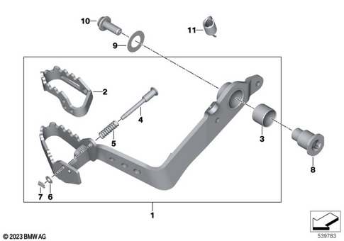 Brake Pedal, Connection Linkage for 2026 BMW-Motorrad F 900 GS Adventure #0