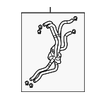 973113J100 - : 2007-2012 Hyundai Veracruz - Inlet Hose for Hyundai: Veracruz Image