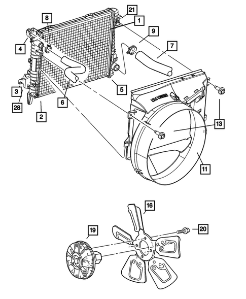 Radiator and Related Parts for 2006 Dodge Ram 1500 #0
