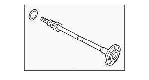 38162EZ16A - : Axle Shaft for Nissan: TITAN Image