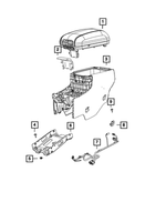 1YU74LR5AC - Interior Trim: Console Armrest for Mopar Image