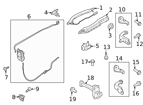 Lock & Hardware for 2024 Lincoln Aviator #0