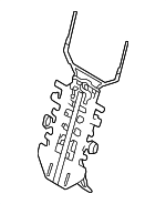 7275008020 - Body: Lumbar Support for Lexus: NX250, NX350, NX350h, NX450h+, RX350, RX350h, RX500h, TX350, TX550h+ Image
