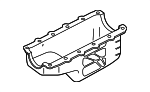 12512670 - Engine: Oil Pan for Buick: Century, Regal, Skylark | Chevrolet: Beretta, Corsica, Impala, Lumina, Lumina APV, Malibu, Monte Carlo, Venture | Oldsmobile: Achieva, Alero, Cutlass, Cutlass Supreme, Silhouette | Pontiac: Grand Am, Grand Prix, Montana, Trans Sport Image