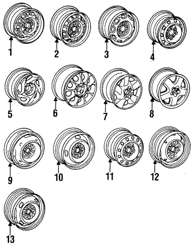 426112066001 - Suspension: Wheel for Toyota: Celica Image