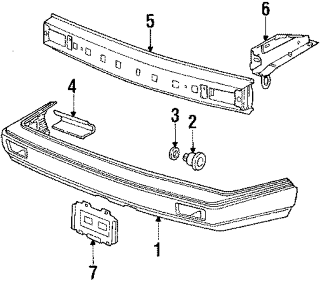 N90174201 - : Bumper Cover Washer for Volkswagen Image