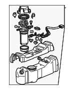 19300178 - Emission System: Tank Assembly for Chevrolet: Silverado 2500 HD, Silverado 3500 HD | GMC: Sierra 2500 HD, Sierra 3500 HD Image