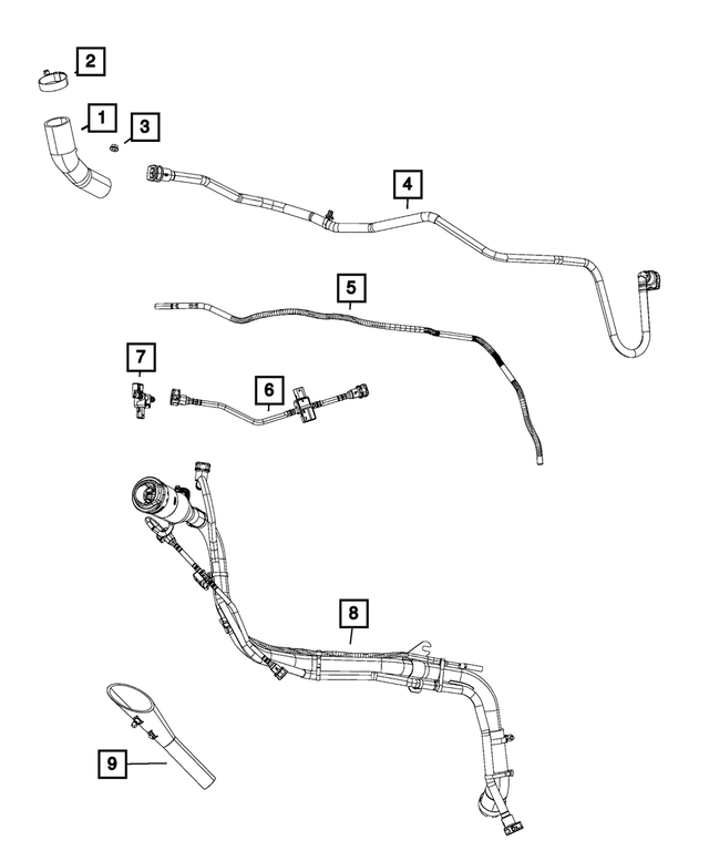 68184265AI - : Fuel Filler Tube for Mopar Image
