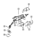 68081232AI - Steering: Steering Column for Dodge: Dart Image
