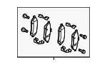 4200105 - Brakes: Disc Brake Pad Set for Mercedes-Benz Image