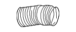 6C129627D - Engine: Intake Hose for Audi: A4, A4 Quattro, A6, A6 Quattro, S4 Image