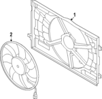 Engine Cooling Fan Motor