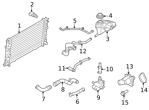 Cooling System for 2011 Mercury Milan #0