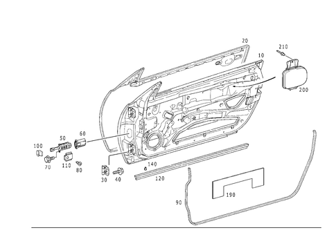 Front Doors for 1999 Mercedes-Benz SLK230 #0