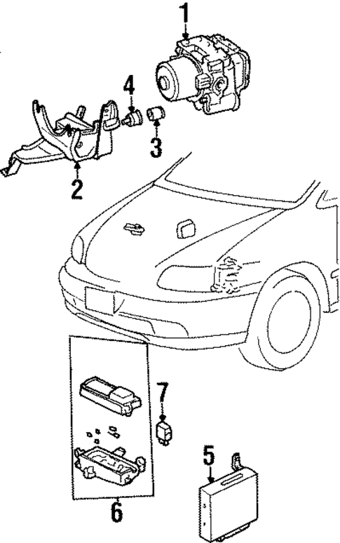 Anti-Lock Brakes for 1998 Honda Odyssey #0