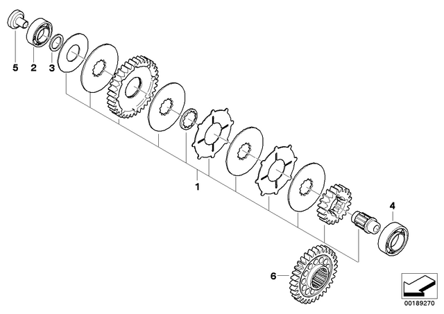 7119906900 - : Grooved Ball Bearing - 35X17X8 for BMW-Motorrad Image