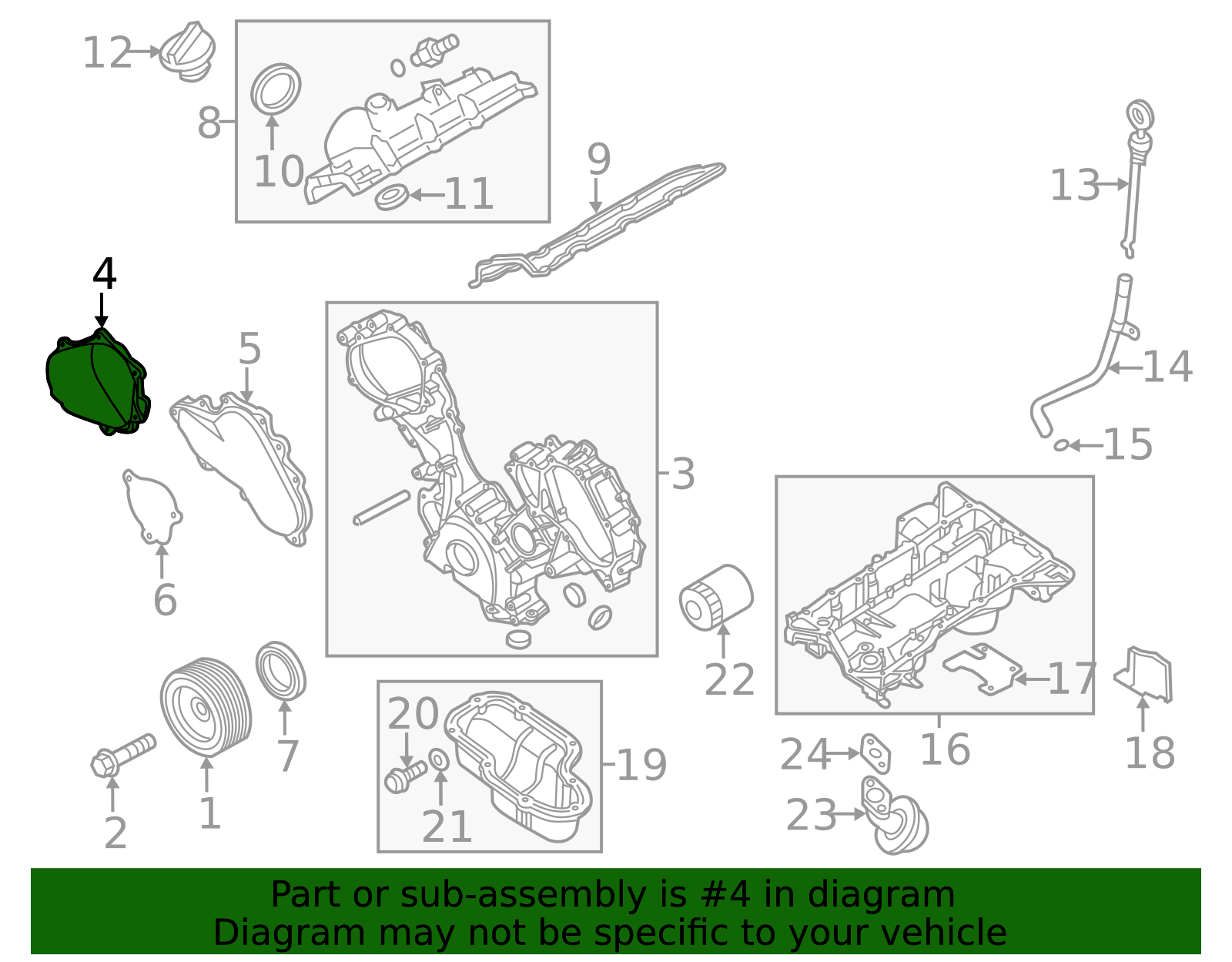 13041-1LA1A - Cover Assembly 2011-2015 INFINITI | Infiniti Wholesale Direct