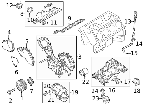 Engine Parts for 2014 INFINITI QX80 #0