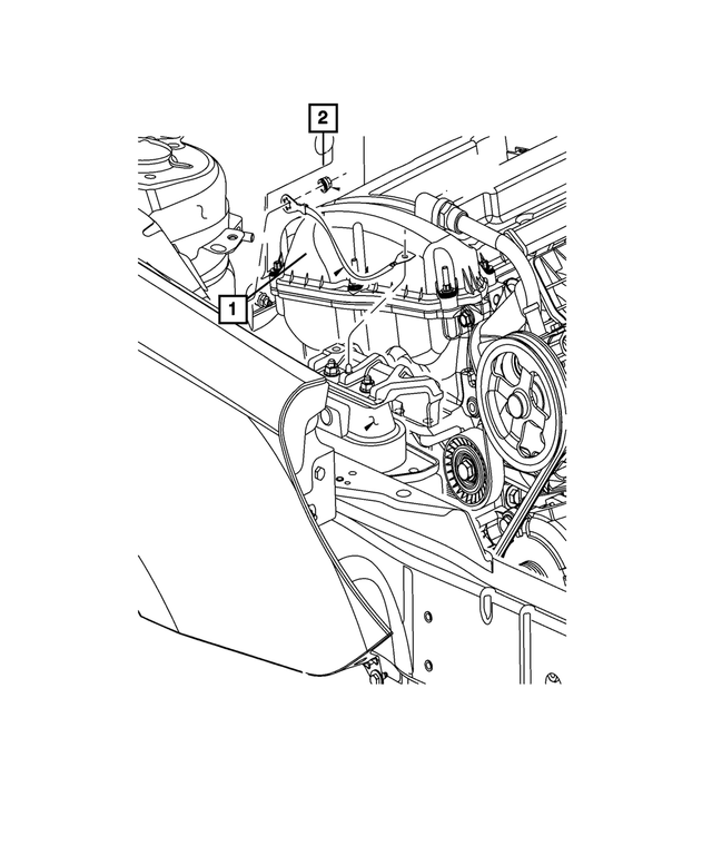 4672334AA - Electrical: Ground Strap for Mopar Image image